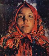 Filip Andreevich Malyavin Village girl Sweden oil painting reproduction